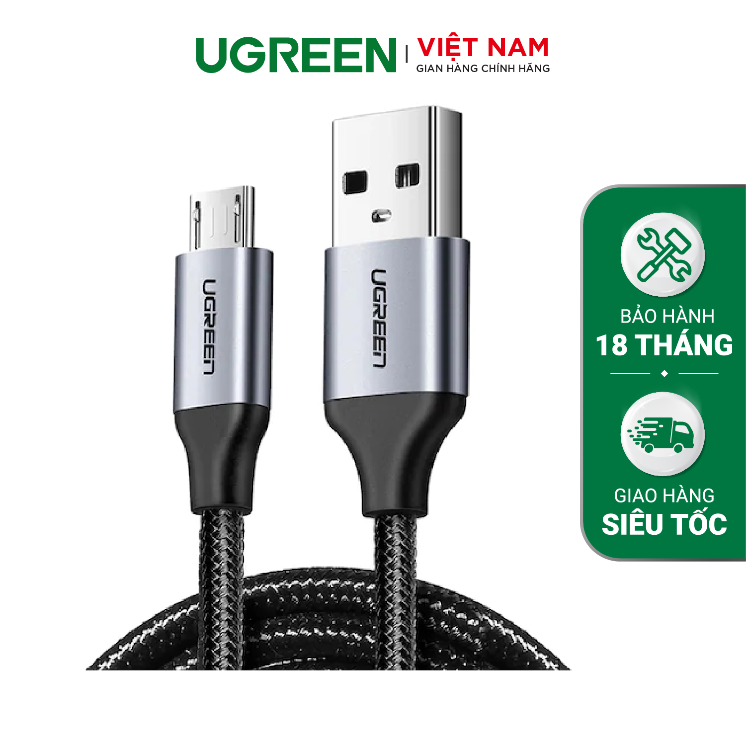 Cáp sạc nhanh Micro USB UGREEN US290 Sạc ổn định 2A - Vỏ sợi bện siêu bền » Ugreen Việt Nam cap-s-c-nhanh-micro-usb-ugreen-us290-s-c-n-d-nh-2a-v-s-i-b-n-sieu-b-n--500x500