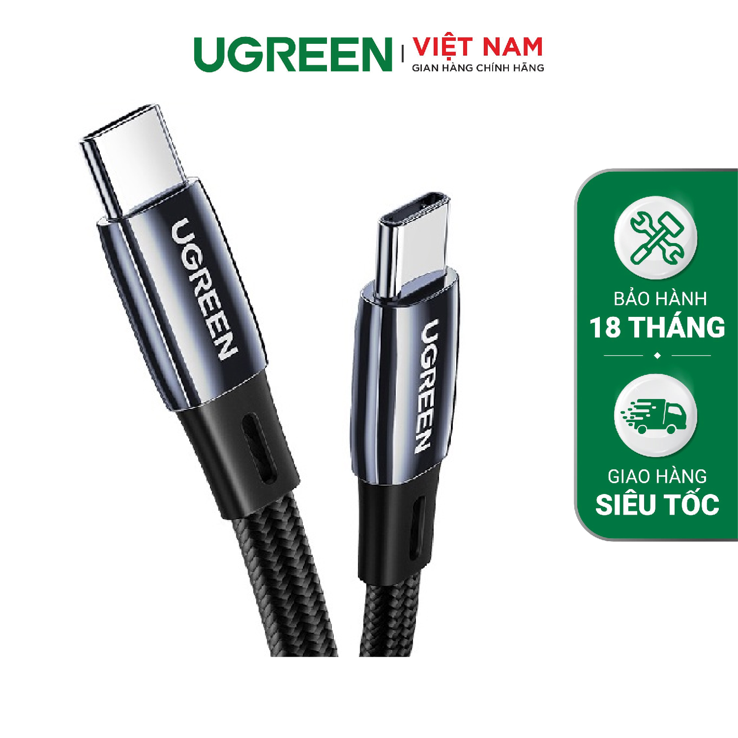Cáp sạc nhanh Type C PD60W UGREEN US331 - Sạc nhanh chuẩn QC 4.0 - Tốc độ truyền tải lên đến 480Mbps - Tương thích điện thoại Xiaomi / Samsung /... cap-s-c-nhanh-type-c-pd60w-ugreen-us331-s-c-nhanh-chu-n-qc-40-t-c-d--500x500
