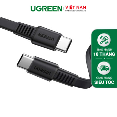 Cáp sạc Type-C UGREEN US332 - Tốc độ truyền tải 480Mbps dài 0.5-1m