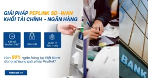 GIẢI PHÁP SD-WAN PEPLINK CHO NGÂN HÀNG: TĂNG TỐC - ỔN ĐỊNH - BẢO MẬT